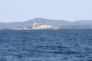 Australian warship no 92, steaming at 18kts.