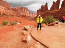 Me in Arghes Park. Moab. More rain