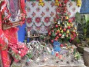 Christmas shrine. Melaque, Mx