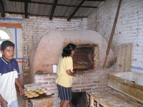 Making bread, Melaque