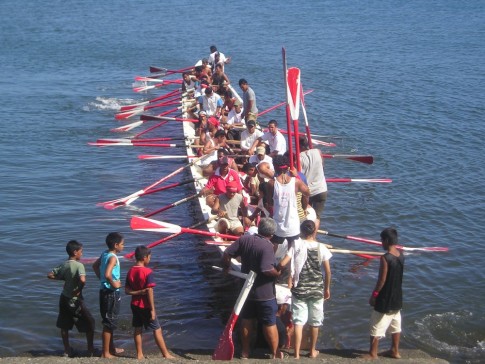 Long Racing Canoe