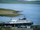 Cruise liner in Stromness