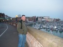 Sean looking out over Ramsgate harbour