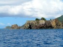 Approaching Iles des Saintes from the south.