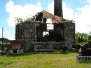 Remains of the last sugar cane processing plant on Nevis.