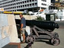 Jonas with a cannon.  Note that he