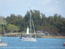 Sea Otter of Canada entering St. Georges Harbour.  (Jack was waiting for us and snapped some photos).