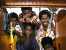 2006 Kids on a visit to Shadow of Lorelei: Motuarina Island, Papua New Guinea, 2006