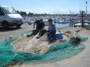 Fixing nets in St Vaast