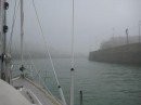 Entering Dieppe in the fog