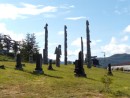 Sacred graveyard in Alert Bay