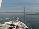 Approaching the narrows into New York harbor