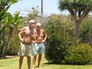 My Dad and Uncle Chris playing bocce on Father