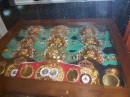Championship fight belts from MGM