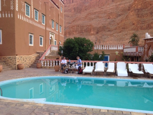 Our Riad hotel in the Atlas Mountains 