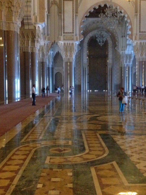 Inside of the worlds most expensive Mosque