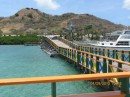 Foot bridge facing Santa Isabel.