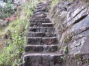 It was a steep climb up Wayna Picchu with almost no rails at all.