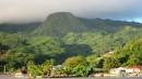 Huahine - view of village
