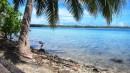 beautiful lagoon surrounding Bora Bora