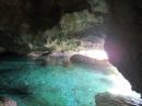 The tidal pool in the cave