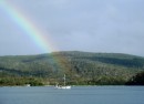 A pot of gold on this crayboat anchored in the bay!