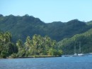 Another scenic, sheltered anchorage on Tahaa island.