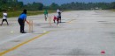 Saturday airstrip cricket matches
