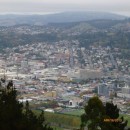 Dunedin city - the university covers a vast area near the green grassed area at the bottom