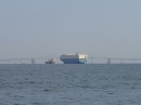 Chesapeake Bay ship traffic.