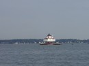 On October 1 we leave the Rhode River and motor up the Chesapeake almost to Havre de Grace, Maryland, our ultimate destination. On the way we pass this iconic Chesapeake Bay lighthouse.