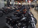 And now to Bruce Rossmeyers Daytona Harley-Davidson. (And all these bikes are INdoors! (Bruce Rossmeyers Daytona Harley-Davidson, Ormand Beach FL)