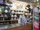 We stop in a hat shop and find real Panama hats, the first such we have seen since visiting Bisbee, Arizona, during our Tucson days.
