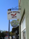 We stop at the Hot Stuff, Mon and Key Lime shop to peruse the hot pepper sauces and buy a key lime pie on a stick. Yum!