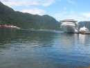 Cruise ships sometimes stop by Pago Pago, too.