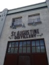 The distillery, along with a gift shop, is located downstairs in the old ice plant building. Here vodka, gin, and -- soon come-- rum are made. (St. Augustine Distillery, St. Augustine, Florida)