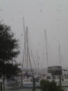 August rain. (Rivers Edge Marina, St. Augustine, Florida)