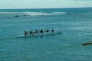 Cooks Island canoeists. For more canoe racing photos, see the Canoe Racing sub album under the Bora Bora album.