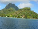 One of our final glimpses of Bora Bora.
