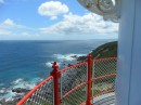 View from the top of the lighthouse. 