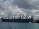 Large ships come into the port of Boca Chica on a daily basis.