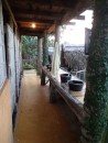 Toilets behind doors on the left, sinks to the right. No shortage of views anywhere at Tubagua Plantation Eco Village.