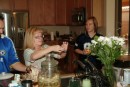 We spent Thanksgiving 2009 in Tucson with our friends Bill and Bonny. Here Bonny (left) and her daughter Becca get things rolling in the kitchen.