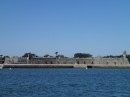 The old Spanish fort guards St. Augustine Inlet.