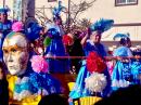 All ages in this Carnaval Parade, including lots of dancing grandmothers!