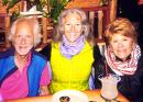 Captain Kirk, Heidi, and yoga-meditation buddy Joan, out for Mexican food in San Diego.