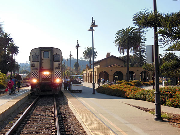 Classic old Santa Barbara Train Station.