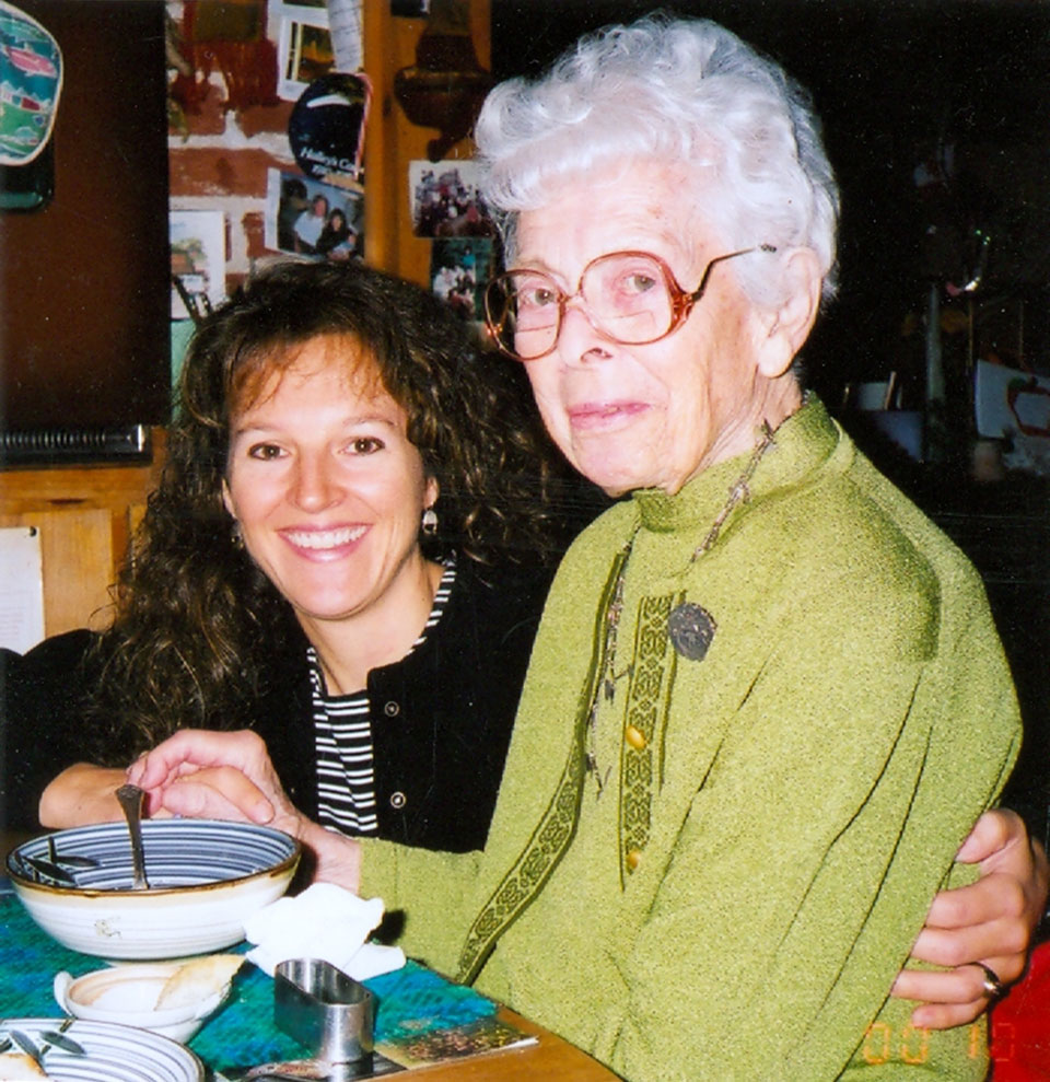 Heidi and Grandma Wini (circa 2000), the driving force behind Heidi