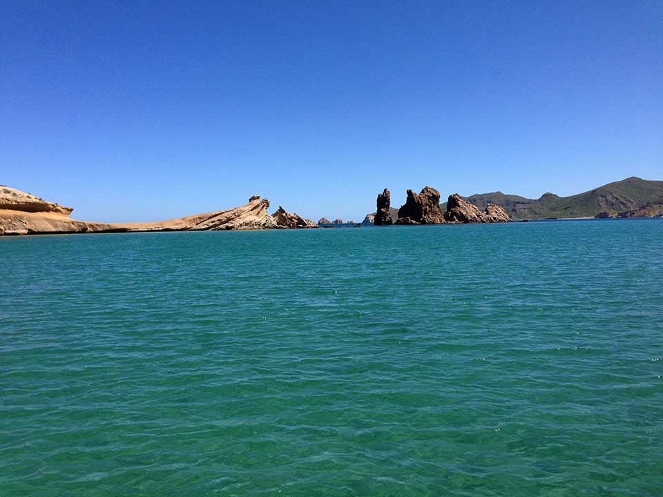 San Juanico is a treasure-trove of rocky islets, pinnacles, and shoals that make for great snorkeling and kayaking. 