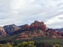 Sedona scenery, although the sky was cloudy and the red rocks weren